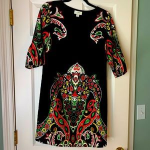LOFT paisley print light weight dress. NWOT. Size 6. Would fit a size 8